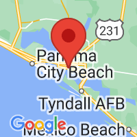 Map of Panama City, FL